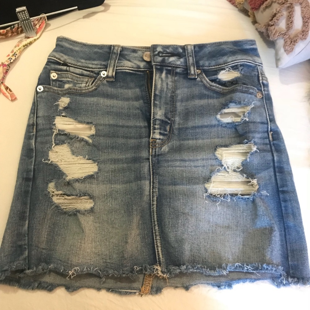 AMERICAN EAGLE DENIM SKIRT WORN TWICE